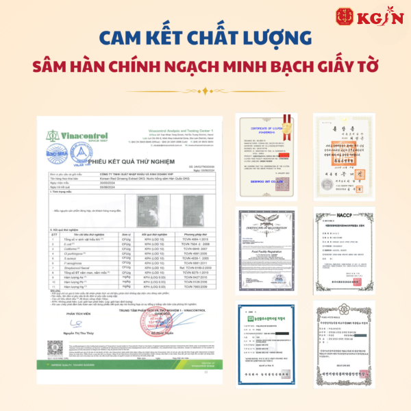 Công Bố Nước Hồng Sâm Hàn Quốc 30 gói