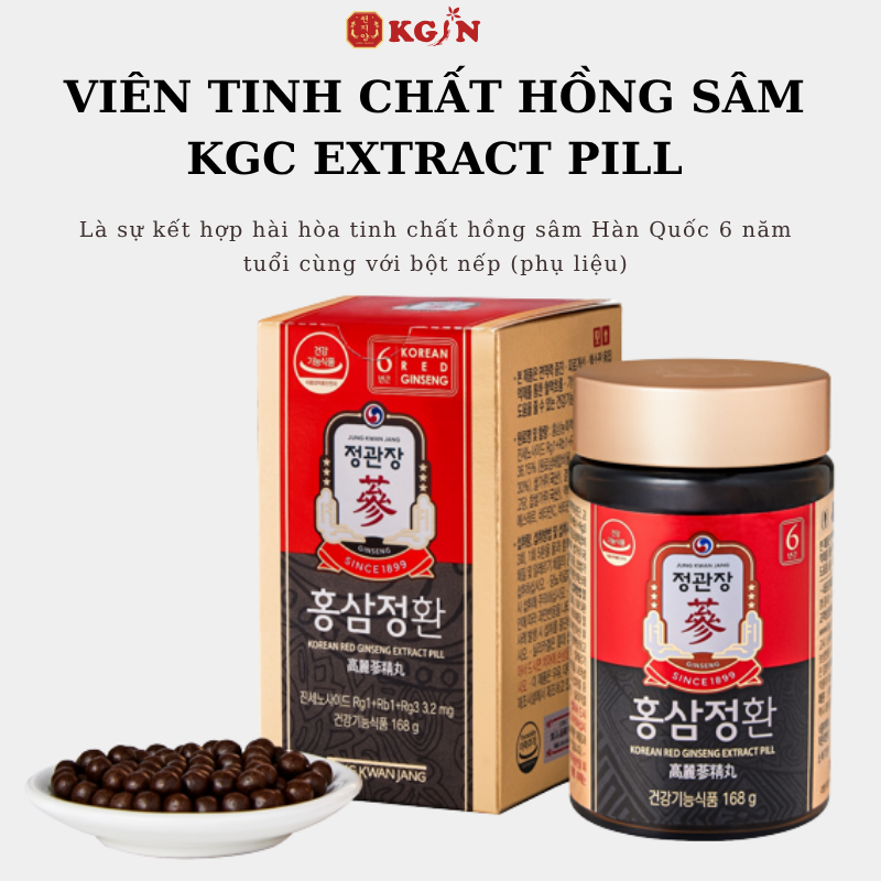 Viên cao hồng sâm 168g