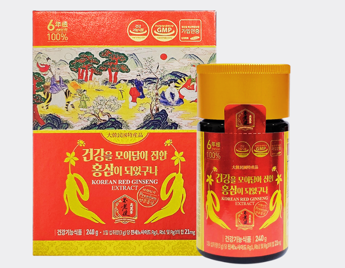 Cao hồng sâm thượng hạng Goryeo Gold 240 Daedong